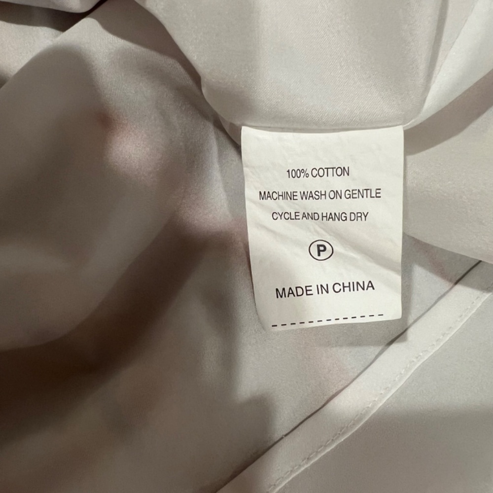 Marie Oliver Flowy Stripe Poplin Top, Sz M - Picture 10 of 12